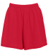 960 Ladies Wicking Mesh Short  in Red