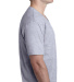 Next Level 3200 Fitted Short Sleeve V in Heather grey