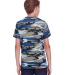Code V 2207 Youth Camouflage T-Shirt in Blue woodland