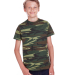 Code V 2207 Youth Camouflage T-Shirt in Green woodland