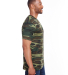 Code V 3907 Adult Camo Tee in Green woodland