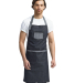 Artisan Collection by Reprime RP127 Unisex Domain Contrast Denim Bib Apron Catalog