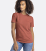 Next Level 6210 Men's CVC Crew in Heather redwood