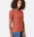 Next Level 6210 Men's CVC Crew in Heather redwood
