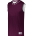 Augusta Sportswear 152 Adult Reversible Two-Color  in Maroon/ white