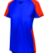 Augusta Sportswear 1522 Ladies' Cutter Jersey T-Sh in Royal/ orange