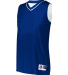 Augusta Sportswear 154 Ladies' Reversible Two-Colo in Navy/ white