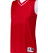 Augusta Sportswear 154 Ladies' Reversible Two-Colo in Red/ white