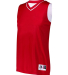 Augusta Sportswear 154 Ladies' Reversible Two-Colo in Red/ white