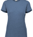 Augusta Sportswear 3067 Ladies' 3.8 oz., Tri-Blend in Navy heather