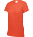 Augusta Sportswear 3067 Ladies' 3.8 oz., Tri-Blend in Orange heather
