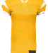 Augusta Sportswear 9582 Adult Slant Football Jerse in Gold/ white