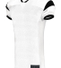 Augusta Sportswear 9583 Youth Slant Football Jerse in White/ black