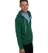 Bayside Apparel 875 Unisex 7 oz., 50/50 Full-Zip F in Hunter green