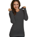 Bayside Apparel 3425 5 oz., Junior's Long-Sleeve T in Charcoal