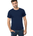 Bayside Apparel 9500 Unisex 4.2 oz., 100% Cotton F in Navy