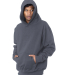 Bayside Apparel 4000 Adult Super Heavy Hooded Swea in Dark grey