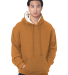 Bayside Apparel BA930 Adult Super Heavy Thermal-Li in Caramel brown/ cream