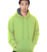 Bayside Apparel BA930 Adult Super Heavy Thermal-Li in Lime green/ dark grey