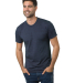 Bayside Apparel 9570 Unisex 4.2 oz., Triblend T-Sh in Tri navy