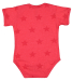 Code V 4329 Infant Five Star Bodysuit in Red star