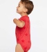 Code V 4329 Infant Five Star Bodysuit in Red star