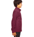 Team 365 TT90Y Youth Campus Microfleece Jacket in Sport maroon