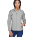 Team 365 TT80W Ladies' Leader Soft Shell Jacket in Sport silver