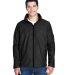 Team 365 TT70 Adult Conquest Jacket With Mesh Lini in Black