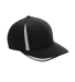 Team 365 ATB102 by Flexfit Adult Pro-Formance Fron in Black/ sport silver