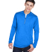 Core 365 CE401 Men's Kinetic Performance Quarter-Z in True royal/ carbon