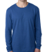 Next Level 3601 Men's Long Sleeve Crew in Cool blue