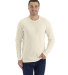 Next Level 3601 Men's Long Sleeve Crew in Natural