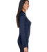 Core 365 CE401W Ladies' Kinetic Performance Quarte in Classic navy heather/ carbon