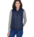 Core 365 CE702W Ladies' Prevail Packable Puffer Ve in Classic navy