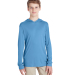 Team 365 TT41Y Youth Zone Performance Hoodie in Sport light blue