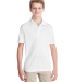 Team 365 TT51Y Youth Zone Performance Polo in White