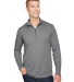 Team 365 TT31H Men's Zone Sonic Heather Performanc in Dark grey heather