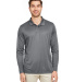 Team 365 TT51L Men's Zone Performance Long Sleeve  in Sport graphite