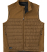 DRI DUCK 5318 Men's Summit Puffer Body Softshell V in Saddle heather/ saddle