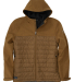 DRI DUCK 5324 Men's Pinnacle Puffer Body Softshell in Saddle heather/ saddle