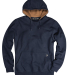 DRI DUCK 7035 Cotton Blend Pullover Hooded Sweatsh in Navy