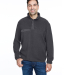 DRI DUCK 7355 Men's Brooks Sherpa Fleece Pullover in Charcoal