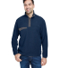 DRI DUCK 7355 Men's Brooks Sherpa Fleece Pullover in Deep blue