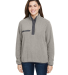 DRI DUCK 9345 Ladies' Cypress Sherpa Fleece Pullov in Moss