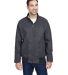 DRI DUCK 5032 Men's Force Canvas Bomber Jacket in Charcoal