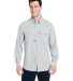 DRI DUCK 4441 Men's Crossroad Woven Shirt in Grey
