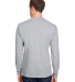 Hanes W120 Adult Workwear Long-Sleeve Pocket T-Shi in Light steel