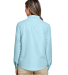 Harriton M580LW Ladies' Key West Long-Sleeve Perfo in Cloud blue