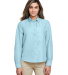 Harriton M580LW Ladies' Key West Long-Sleeve Perfo in Cloud blue